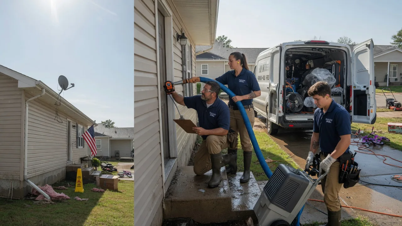 Ceiling Water Damage Restoration in Yettem, CA near me